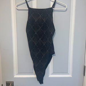 H&M black body suit
